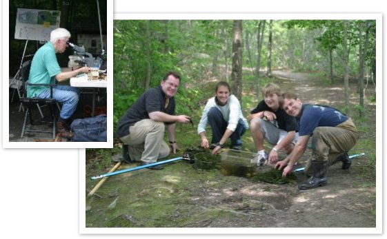GroupexamininglakesedimentBioblitz05